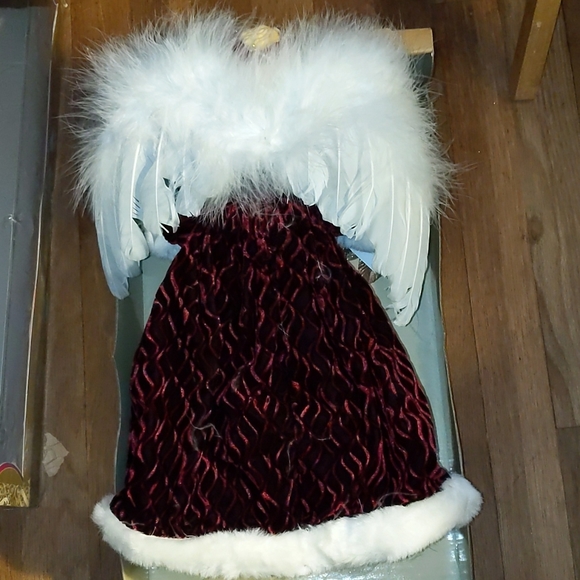 Brass Key BK 16” Porcelain Angel Tree Topper 1999 - Picture 4 of 4